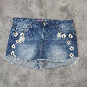 NEW 100% Cotton Tinseltown Frayed Daisy Booty Shorts Size 8
